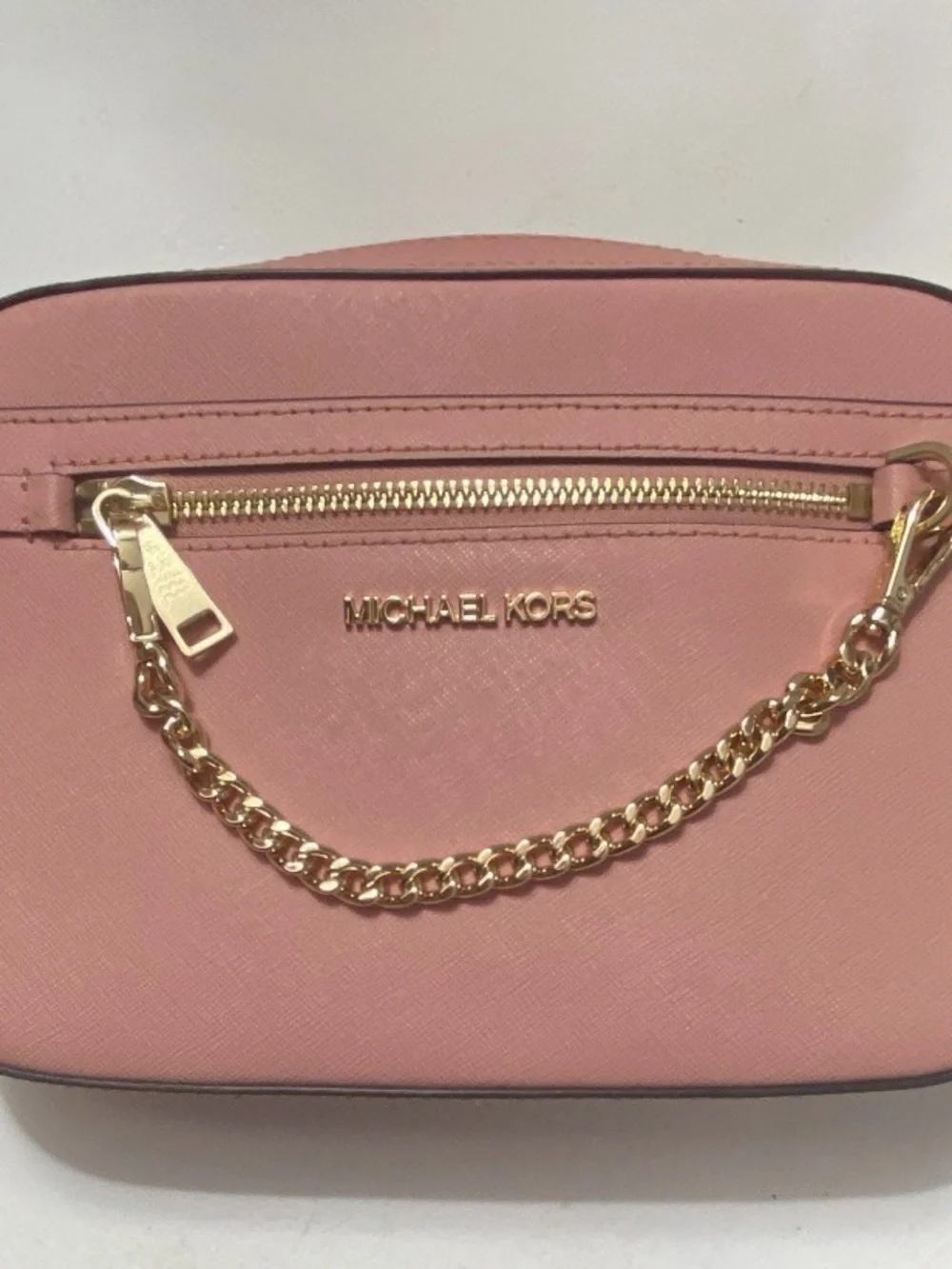 Michael Kors Jet Set Large Saffiano Leather Crossbody Bag